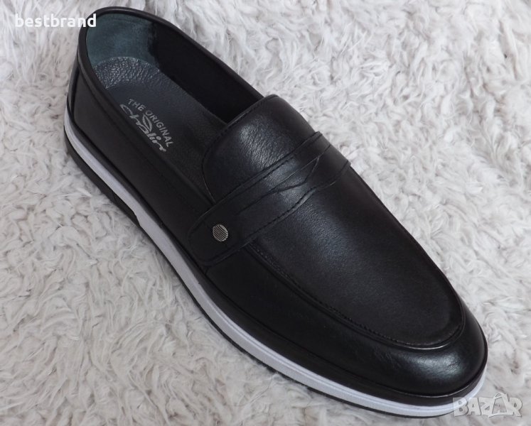 Мокасини, естествена кожа, код 630/79, снимка 1