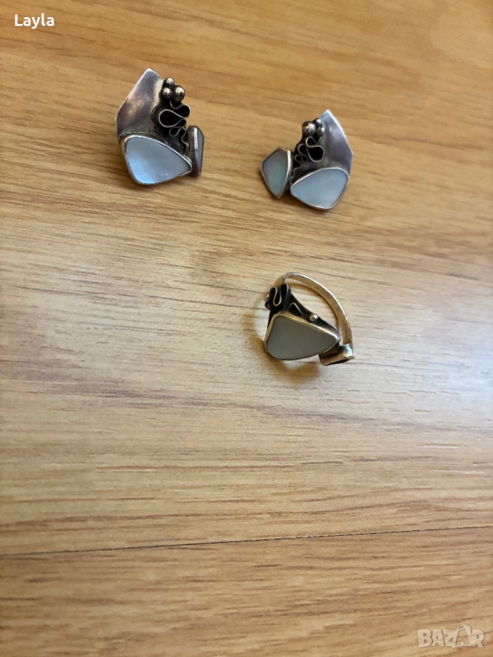 Обеци и пръстен, снимка 1