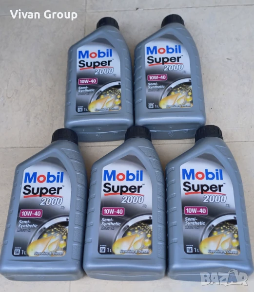 Mobil 2000 10W40 Semi-Synthetic 5x1, снимка 1