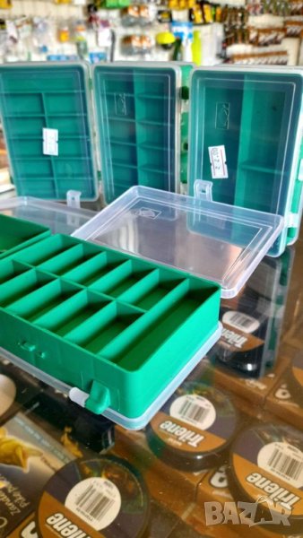 Двустранна кутия за риболовни принадлежности, снимка 1