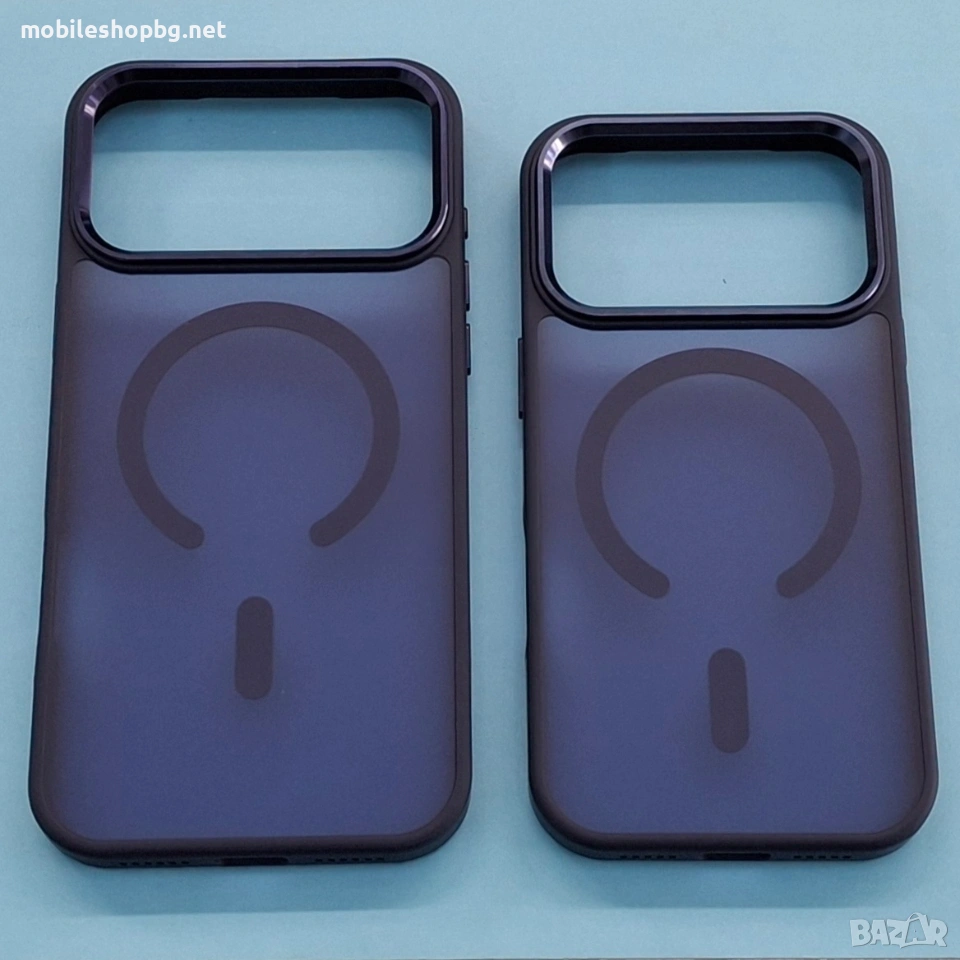 iPhone 17 Pro /17 Pro Max кръб MagSafe тъмно син мат, снимка 1