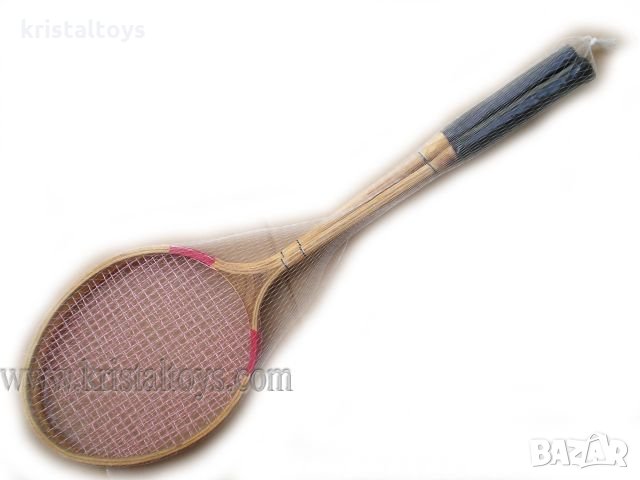 За движение, спорт и здраве - Федербал дървен, снимка 1