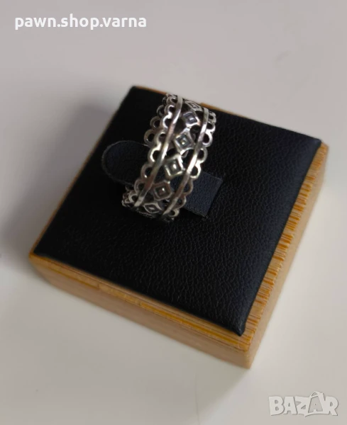 Ново сребърно пръстенче – 925 проба, снимка 1