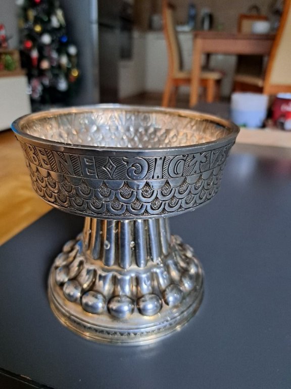 Сребърна чаша сребърен бокал в Антикварни и старинни предмети в гр. Варна -  ID39181667 — Bazar.bg