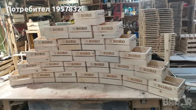 Коледна дървена щайга/ кошница за корпоративни подаръци, снимка 12 - Декорация за дома - 48951920