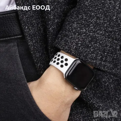 Силиконови каишки Nike за Apple Watch ULTRA/SE/10/9/8/7/6/5, снимка 4 - Каишки за часовници - 49415273