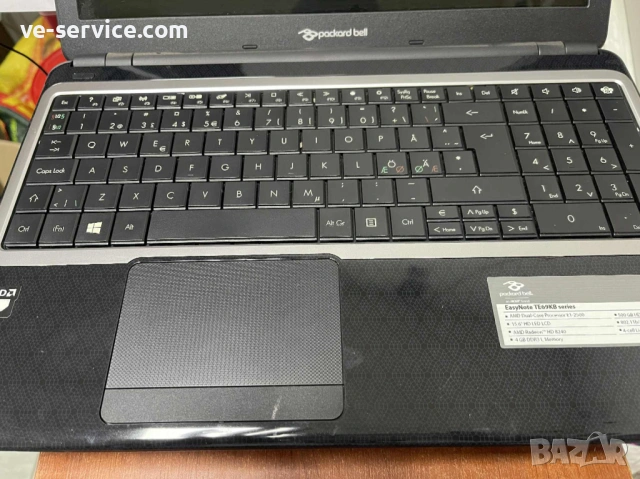 Лаптоп PACKARD BELL EasyNote TE69KB 15.6" , снимка 3 - Части за лаптопи - 53380122