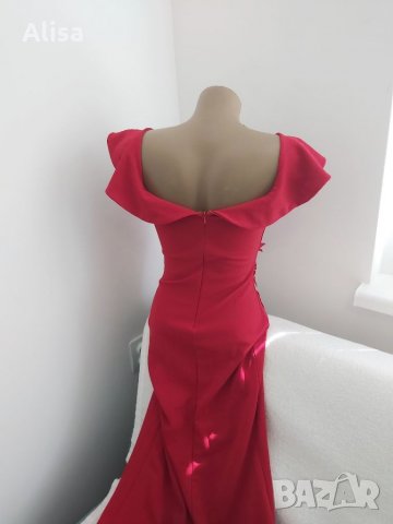 Официална червена рокля, снимка 3 - Рокли - 33191897