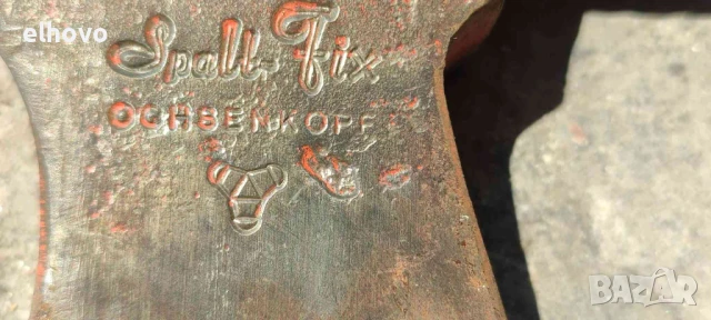 Стара брадва с дълга дръжка Ochsenkopf#7, снимка 3 - Антикварни и старинни предмети - 50935608