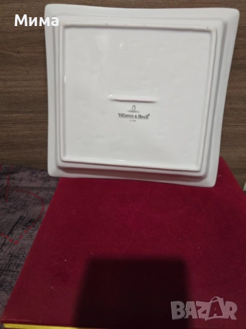 Красиво порцеланово плато на марката Villeroy & Boch, снимка 3 - Аксесоари за кухня - 52535356