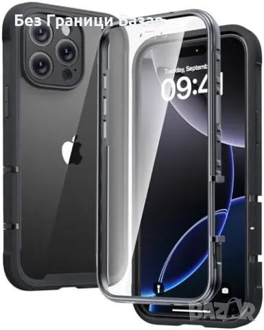 Нов калъф кейс 360° защита за iPhone 16 Pro Max – капак за камера и екран