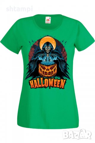 Дамска тениска Halloween 03,Halloween,Хелоуин,Празник,Забавление,Изненада,Обичаи,, снимка 7 - Тениски - 38144922