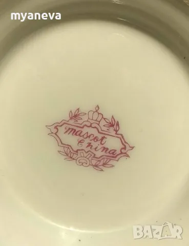 Порцеланов чайник с печат за произход. , снимка 4 - Сервизи - 49509159