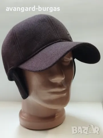 Мъжка вълнена шапка с козирка - 157, снимка 2 - Шапки - 48159089