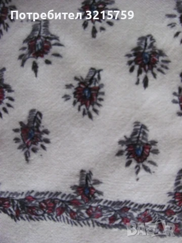 Покривка, ръчна бродерия , монограм 185х 92см., снимка 4 - Антикварни и старинни предмети - 50930185