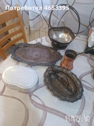 Стари прибори за поднасяне на храна, снимка 2 - Антикварни и старинни предмети - 52444380