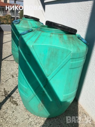 2 бидона от 80л; 1 бидон от 100л, снимка 3 - Бидони, бурета и бъчви - 38102375