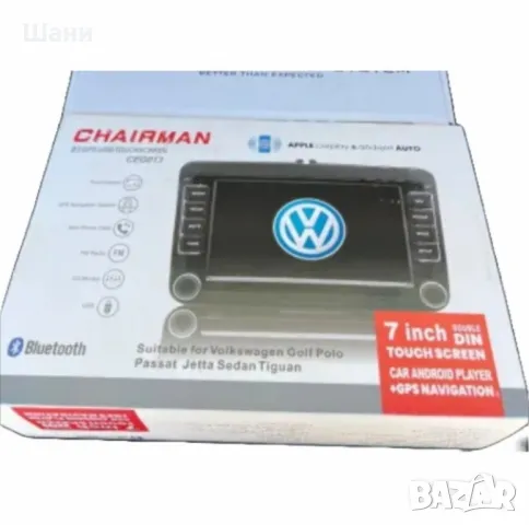 Мултимедия с Навигация CHAIRMAN за VW GOLF, Passat, Jetta, Polo, Tiguan, CarPlay, Android Auto, GPS, снимка 2 - Аксесоари и консумативи - 49339598