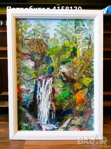 Картина рисувана на платно  с маслени бои. Художник Цветан Пандов