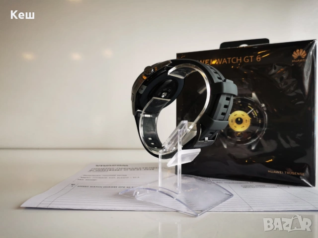 Huawei Watch GT6 46mm Black 2г Гаранция, снимка 3 - Смарт часовници - 53191159