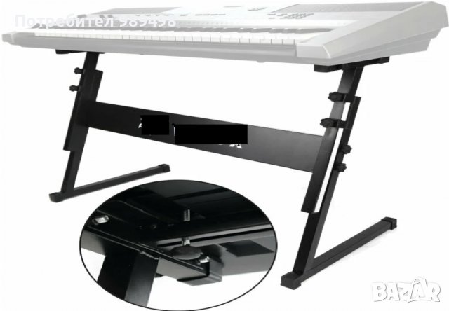 нова стойка за синтезатор Z Keyboard Stand за пиано и др.