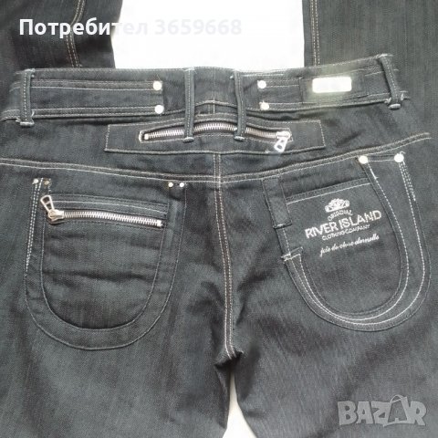 Дамски дънки River Island, размер 14,Нови, снимка 11 - Дънки - 39972892