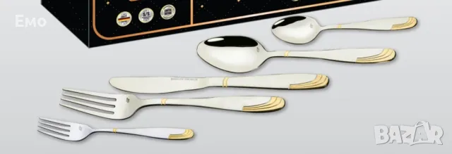 Прибори 30ч. Bohmann, кутия, 18/10 s/s, неръждаема стомана, снимка 4 - Прибори за хранене, готвене и сервиране - 48099016