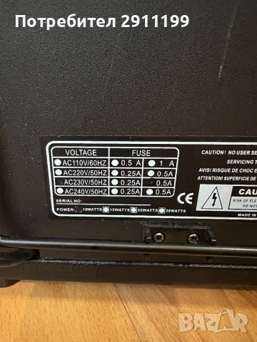 Усилвател за китара E-Zipy, снимка 6 - Ресийвъри, усилватели, смесителни пултове - 49943495