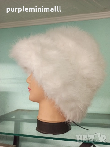 Дамска зимна шапка, снимка 3 - Шапки - 52753809