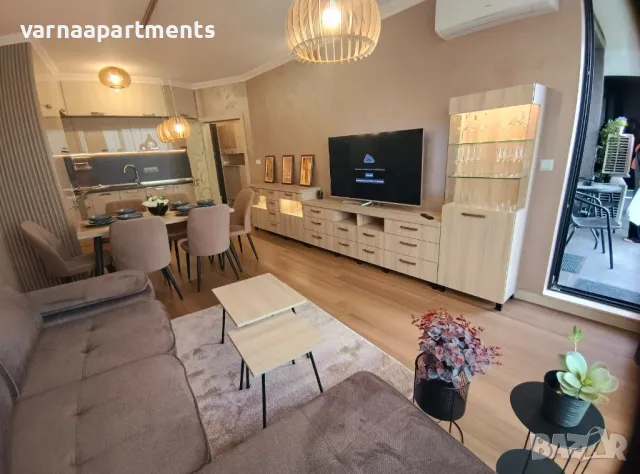 Луксозен двустаен апартамент Лунна светлина в Чайка до Морската градина, снимка 6 - Квартири, нощувки - 50186273