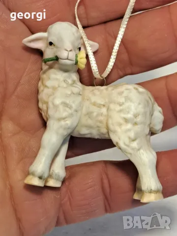 коледни порцеланови фигурки агънца Goebel 6/6, снимка 5 - Колекции - 48076216