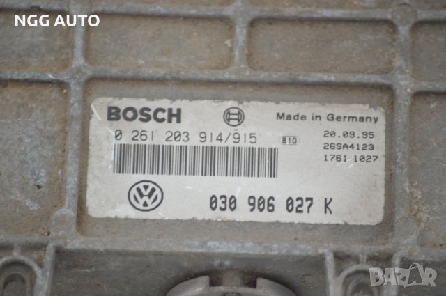 Компютър Двигател BOSCH 0 261 203 914/915, 030 906 027 K за VW Polo 6N1 1.4 44 kW / 60 к.с., снимка 2 - Части - 39702231