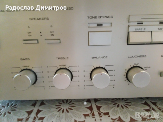 Усилвател Yamaha A-520, снимка 13 - Ресийвъри, усилватели, смесителни пултове - 52317963