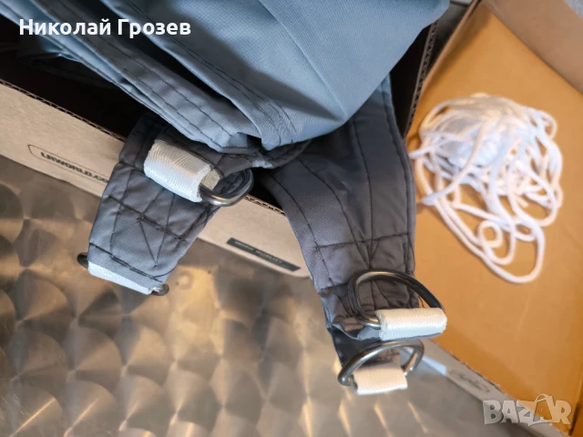 Сенник Правоъгълник, 2x3 m, Светлосив, снимка 3 - Градински мебели, декорация  - 50786366