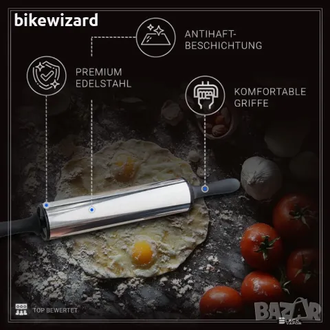  BLACKVAPOR  Точилка за пица от неръждаема стомана НОВ, снимка 2 - Аксесоари за кухня - 50092645