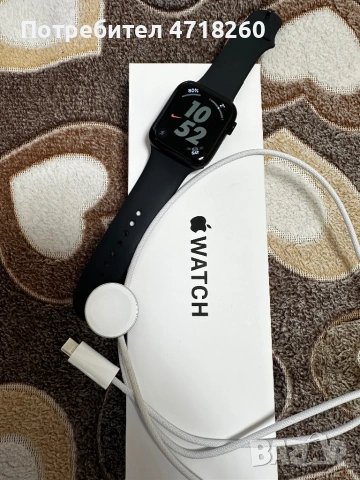 Apple Watch SE 3 44mm Midnight – отлично състояние, снимка 7 - Мъжки - 53214827