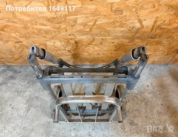 Ръчна количка алуминиева/сгъваема/багажна/товарна с натоварване до 125кг, снимка 10 - Друго търговско оборудване - 53271029