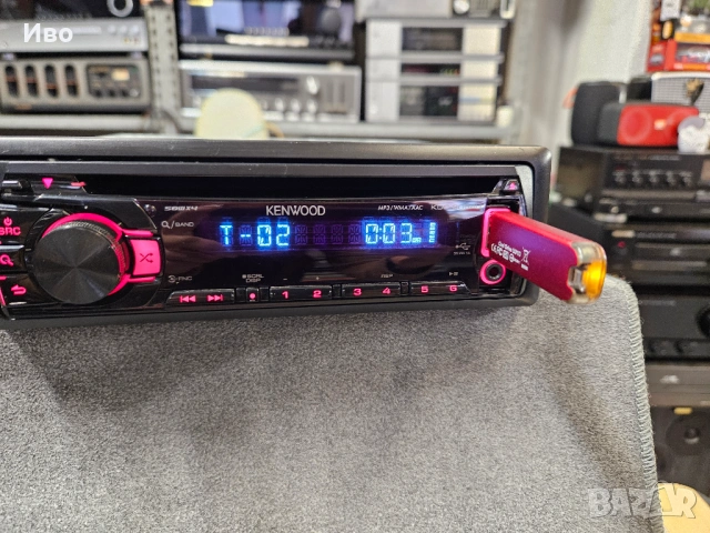 Авто радио Kenwood KDC-3054U  В отлично техническо и визуално сран, готов за употреба. RAM - 2GB, 1,, снимка 9 - Аксесоари и консумативи - 52040280
