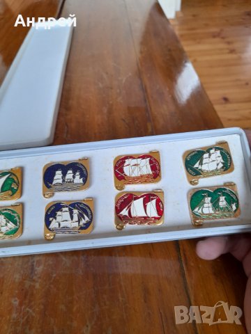 Стари значки Кораби Герои,Първооткриватели, снимка 5 - Колекции - 39384745