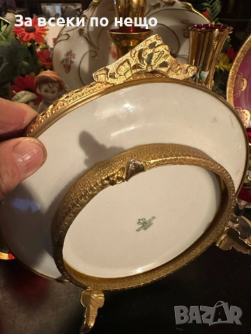 Scherzer Bavaria Germany  Crown Circa 1949 - немска класика Код P1863, снимка 3 - Декорация за дома - 53279313