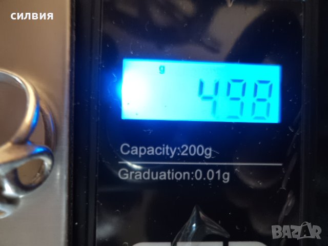 дамски сребърен пръстен , снимка 8 - Пръстени - 39967537