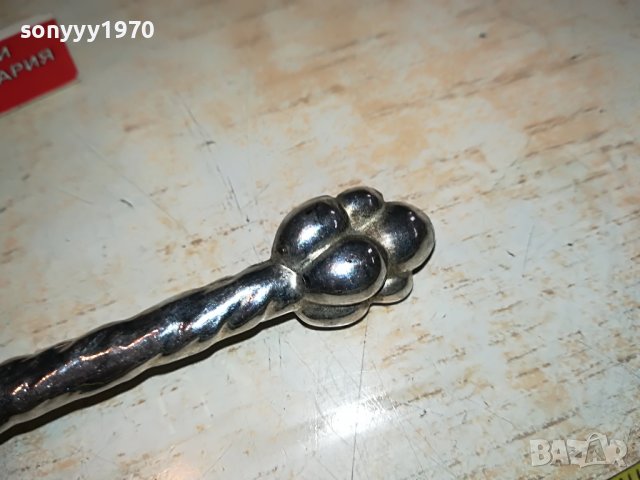 ПОСРЕБРЕНА АНТИКА ОТ ФРАНЦИЯ-ТЕЖКА МАСИВНА 2703231648, снимка 9 - Антикварни и старинни предмети - 40155391