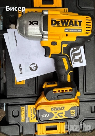 Нов гайковерт Dewalt DCF900 с една батерия и зарядно
