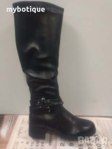 Дамски боти на ток, снимка 1