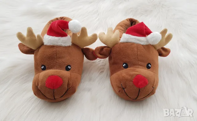 Коледни пантофи №32