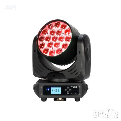 Движеща глава American DJ 19x12W ZOOM ELIMINATOR STRYKER Moving Head, снимка 9 - Друга електроника - 43343688