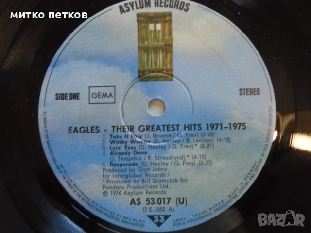 плоча Eagles, снимка 3 - Грамофонни плочи - 52384609