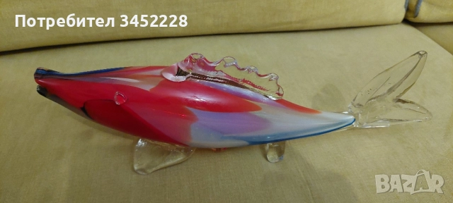 фигура стъклена риба за колекционери , снимка 5 - Антикварни и старинни предмети - 51861125