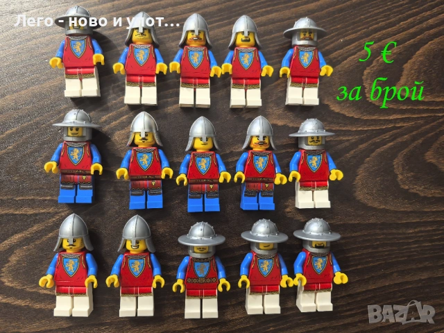 НОВИ LEGO минифигурки рицар пират сокол вълк форестмен /17 юли 2025/, снимка 4 - Колекции - 49567716