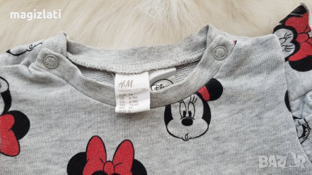 Рокля H&M Мини Маус 6-9 месеца, снимка 3 - Бебешки рокли - 35383422